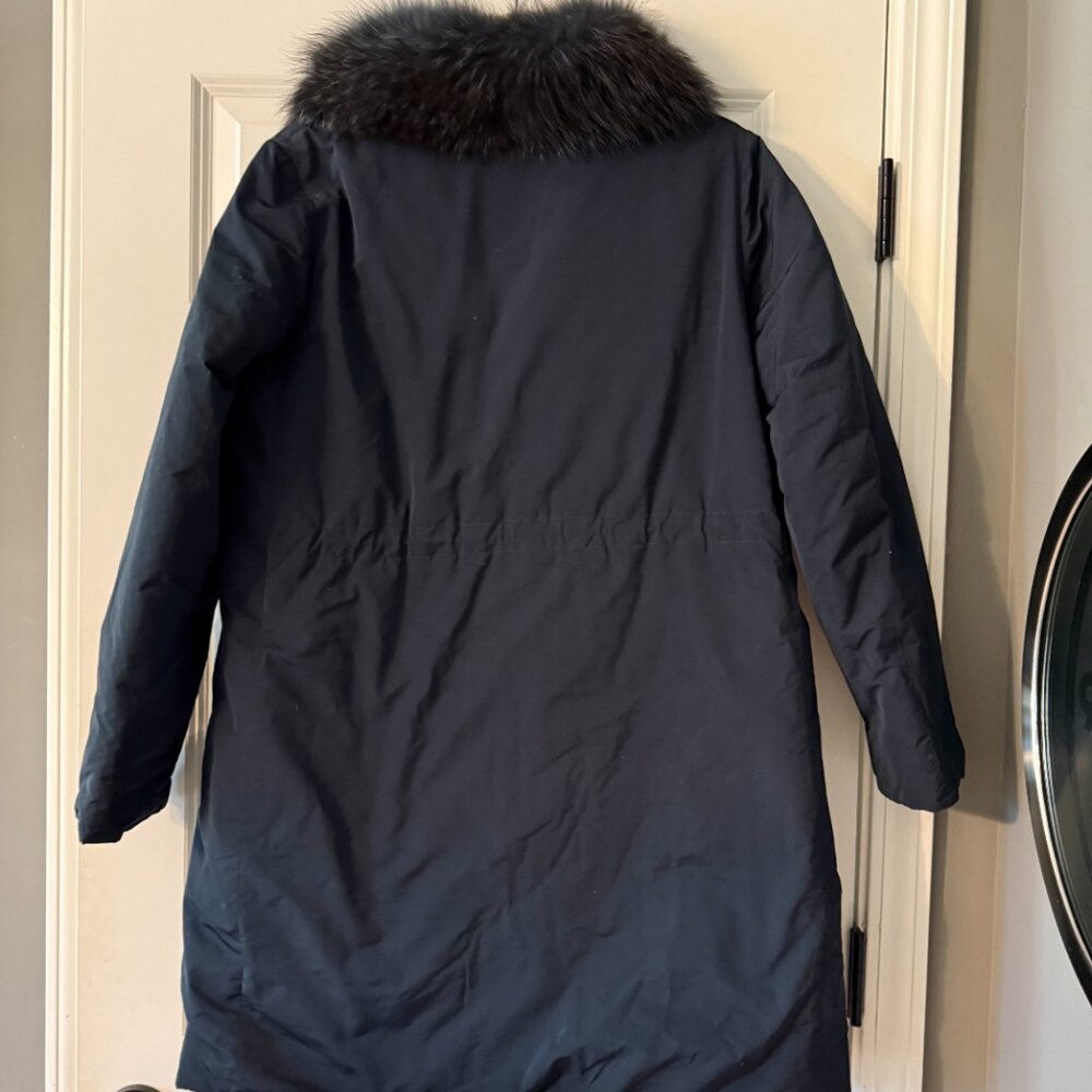 **Brunello Cucinelli Dark Navy Coat** - Picture 2 of 5
